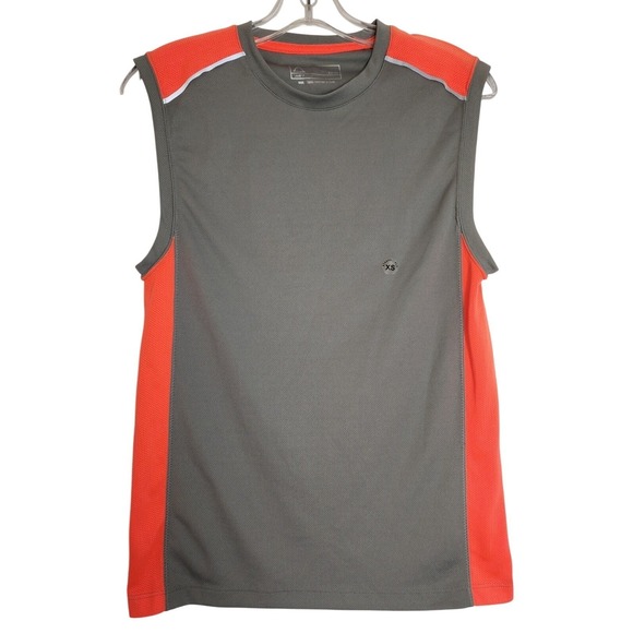 AERO Other - Aeropostale Mens Tank top Shirt A87 Sleeveless Tee jersey Gray/Orange XS